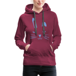 Hase Frauen Premium Hoodie - Bordeaux