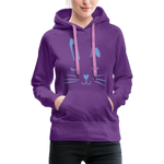 Hase Frauen Premium Hoodie - Purple