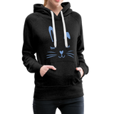 Hase Frauen Premium Hoodie - Anthrazit