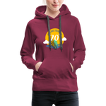 70´s Frauen Premium Hoodie - Bordeaux