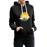 70´s Frauen Premium Hoodie - Anthrazit