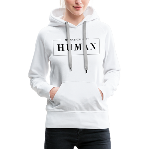 Human Frauen Premium Hoodie - Weiß