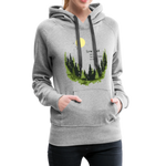 Slow Down Frauen Premium Hoodie - Grau meliert