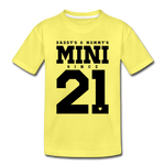 Mini Kinder Premium T-Shirt - Gelb