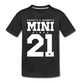 Mini Kinder Premium T-Shirt - Schwarz