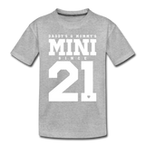 Mini Kinder Premium T-Shirt - Grau meliert