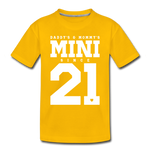Mini Kinder Premium T-Shirt - Sonnengelb
