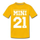 Mini Kinder Premium T-Shirt - Sonnengelb