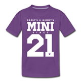 Mini Kinder Premium T-Shirt - Lila