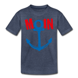 Moin Kinder Premium T-Shirt - Blau meliert