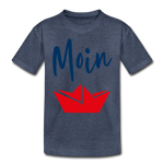 Moin Kinder Premium T-Shirt - Blau meliert