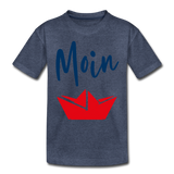 Moin Kinder Premium T-Shirt - Blau meliert