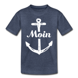 Moin Kinder Premium T-Shirt - Blau meliert