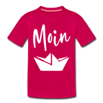 Moin Kinder Premium T-Shirt - dunkles Pink