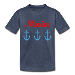 Moin Kinder Premium T-Shirt - Blau meliert