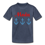 Moin Kinder Premium T-Shirt - Blau meliert