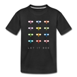 Let It Bee Kinder Premium T-Shirt - Schwarz