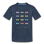 Let It Bee Kinder Premium T-Shirt - Navy