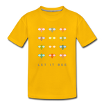 Let It Bee Kinder Premium T-Shirt - Sonnengelb