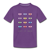 Let It Bee Kinder Premium T-Shirt - Lila