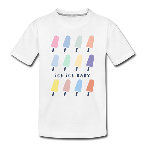 Ice Ice Baby Kinder Premium T-Shirt - Weiß