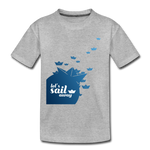 Sail Away Kinder Premium T-Shirt - Grau meliert