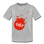 Sail Away Kinder Premium T-Shirt - Grau meliert