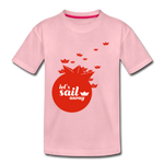 Sail Away Kinder Premium T-Shirt - Hellrosa