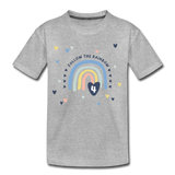 4. Geburtstag Kinder Premium T-Shirt - Grau meliert