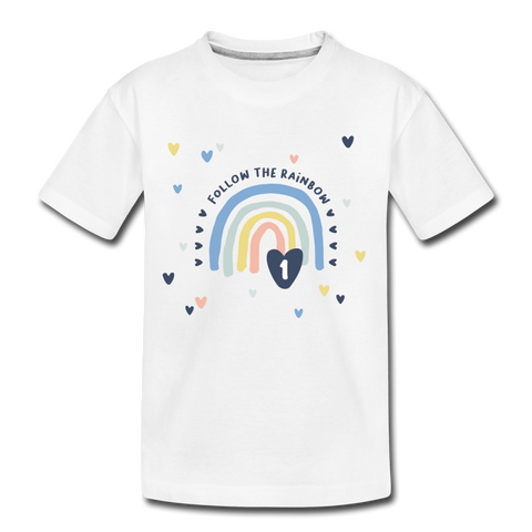1. Geburtstag Kinder Premium T-Shirt - Weiß