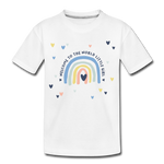 Welcome Little Girl Kinder Premium T-Shirt - Weiß