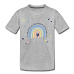 Welcome Little Girl Kinder Premium T-Shirt - Grau meliert