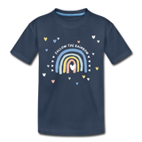 Follow The Rainbow Kinder Premium T-Shirt - Navy