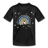 Follow The Rainbow Kinder Premium T-Shirt - Anthrazit