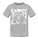 Löwe Kinder Premium T-Shirt - Grau meliert