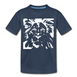 Löwe Kinder Premium T-Shirt - Navy