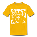 Löwe Kinder Premium T-Shirt - Sonnengelb