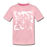 Löwe Kinder Premium T-Shirt - Hellrosa