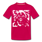 Löwe Kinder Premium T-Shirt - dunkles Pink