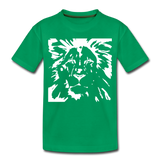Löwe Kinder Premium T-Shirt - Kelly Green