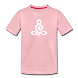 Yoga Kinder Premium T-Shirt - Hellrosa