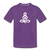 Yoga Kinder Premium T-Shirt - Lila