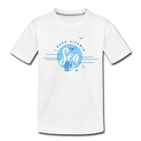 Vitamin Sea Kinder Premium T-Shirt - Weiß