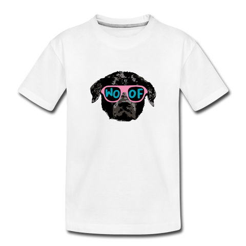 Hund Kinder Premium T-Shirt - Weiß