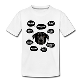 Hund Kinder Premium T-Shirt - Weiß