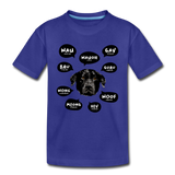Hund Kinder Premium T-Shirt - Königsblau