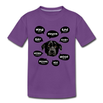 Hund Kinder Premium T-Shirt - Lila