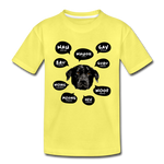 Hund Kinder Premium T-Shirt - Gelb