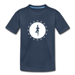 Yoga Kinder Premium T-Shirt - Navy