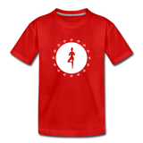 Yoga Kinder Premium T-Shirt - Rot